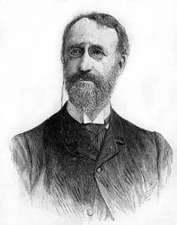 Retrato de François Clément Théodore Dubois (1837-1924), compositor francés.