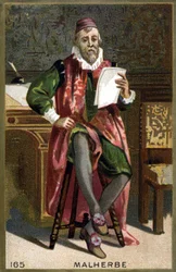 Retrato de François de Malherbe (1555-1628). Cromolitografía del siglo XIX
