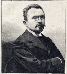 Retrato de Gabriel Albert Auguste Hanotaux, diplomático, historiador y político francés (1853-1944)