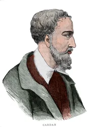 Retrato de Gerolamo Cardano (Girolamo Cardano, Hieronymus Cardanus o Jerome Cardan)