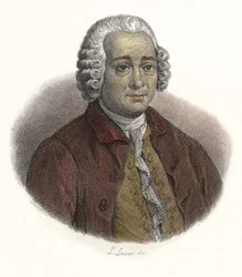 Retrato de Guillaume Chretien (Guillaume-Chrétien) por Lamoignon de Malesherbes (1721-1794), magistrado francés. en “Retratos de Hombres Útiles”