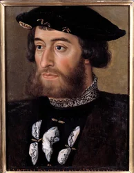 Retrato de Guillaume de Bellay, Señor de Langey (1491-1543). Fue gobernador de Turín y Piamonte. Pintura anónima del siglo XVI. Dim. 0,32x0,23 m. Versalles, Chateaux de Versailles et de Trianon