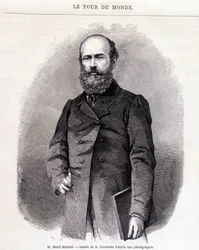 Retrato de Henri Mouhot - en "Tour du Monde", 2º sem. 1863