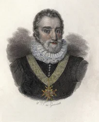 Retrato de Enrique IV (1553-1610), Rey de Francia (1589-1610) y Navarra (1572-1610). En “Retratos de Hombres Útiles”