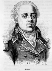 Retrato de Jacques Francois Menou, Barón de Boussay, General Francés (1750-1810) - en “L