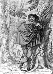 Retrato de James Howel, por Abraham Bosse y Claude Mellan, 1641
