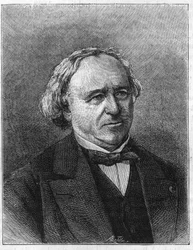 Retrato de Jean Baptiste Dumas (1800-1884) químico francés, fundador de la Escuela Central de Artes y Manufacturas en 1832.