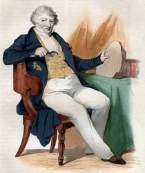 Retrato de Jean Leopold Nicolas Frederic Cuvier conocido como Georges Cuvier (1769-1832), naturalista y zoólogo francés