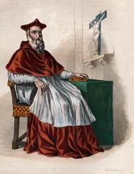 Retrato de Jean du Bellay (1492-1560), cardenal y diplomático francés