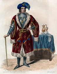 Retrato de Juan de Orleans, Conde de Dunois (1402-1468)