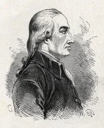 Retrato de Joseph Black (1761 - 1799), físico y químico británico (descubrimiento de la magnesia) - en 