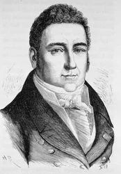 Retrato de Laffite - en “La Historia de Francia” de Henri Martin