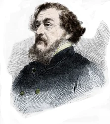 Retrato de Leon Gozlan periodista y novelista francés (1803 - 1866).