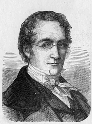Retrato de Louis-Joseph Gay-Lussac (Louis Joseph Gay Lussac) (1778 - 1850) - en “Album of Science; illustrious scholars; Great discoveries” 1896.