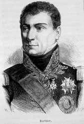 Retrato de Louis Alexandre Berthier, Mariscal francés (1753 - 1815) - en “La Historia de Francia” de Henri Martin