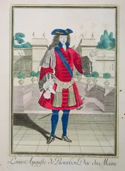 Retrato de Luis Augusto de Borbón (1670-1736) Duque de Maine