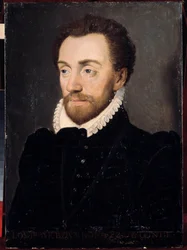 Retrato de Luis I de Borbón, primer Príncipe de Condé (1530-1569) en 1561