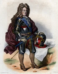 Retrato de Luis José de Borbón, Duque de Vendôme (1645-1712), comandante militar francés y Mariscal de Francia.