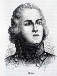 Retrato de Louis Lazare Hoche (1768-1797), general francés - en "L