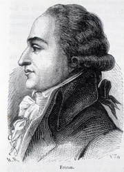 Retrato de Louis Marie Stanislas Freron (1754-1802), publicista francés - en “L