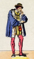Retrato de Luis XI (1423-1483), Rey de Francia.