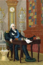Retrato de Luis XVIII (1755-1824), Rey de Francia