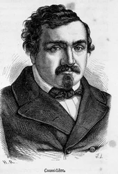 Retrato de Marc Caussidière, político francés (1808-1861).