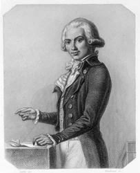 Retrato de Marguerite Elie Guadet, política francesa (1758-1794). En "L