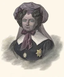 Retrato de María Federovna, Princesa de Wurtemberg (1759-1828), Emperatriz de Rusia. En “Retratos de Hombres Útiles”