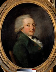 Retrato de Marie Jean Antoine Nicolas de Caritat, Marqués de Condorcet (1743-1793), filósofo francés. Pintura francesa anónima