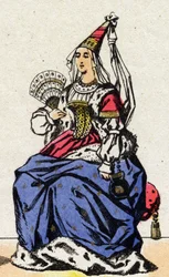 Retrato de María de Anjou, Reina de Francia (1404-1463), esposa de Carlos VII.