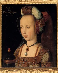 Retrato de María de Borgoña (1457-1482), duquesa y condesa de Borgoña
