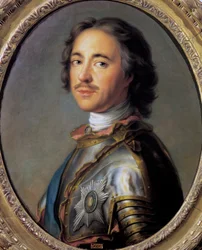 Retrato de Pedro I conocido como Pedro el Grande (Moscú