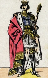 Retrato de Felipe VI de Valois (1294 - 1350), Rey de Francia.