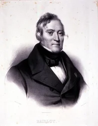 Retrato de Pierre Baillot (1771-1842) grabado por Julien