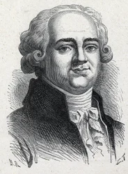 Retrato de Pierre Louis Manuel, político francés (1751-1793), diputado del Sena en la Convención Nacional. Grabado de 1889. Colección privada.