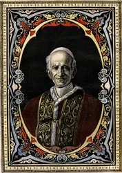 Retrato del Papa León XIII (Leone XIII, Giacchino Pecci)