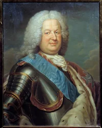 Retrato de Stanislas Lesczinski (1677-1716) Rey de Polonia, Duque de Lorena y Bar