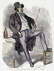 Retrato de Vautrin (personaje inspirado en Vidocq) - en "Esplendores y miserias de las cortesanas" de Balzac.