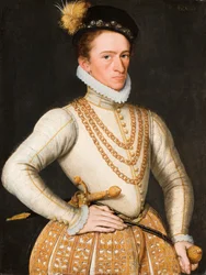 Retrato de un Noble Francés Desconocido, 1560-9