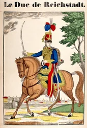 Retrato del Duque de Reichstadt, Napoleón II, hijo del Emperador Napoleón I (1769-1821). Imagen de Épinal