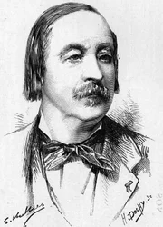 Retrato del Honorable Profesor de Solfeo Francés Monsieur Felix Le Couppey (1811-1887).