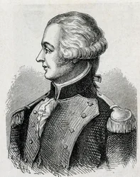 Retrato del Marqués de Jouffroy (1751 - 1832) - en “Album of Science; illustrious scholars; Grandes discoveries” 1896.