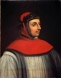 Retrato del poeta Francesco Petrarca (1304-1374)
