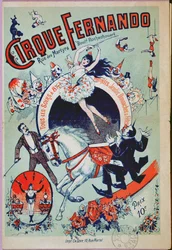 Póster publicitario del Circo Fernando, París