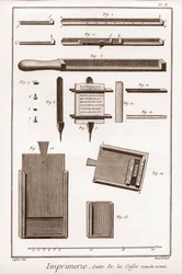 Imprenta: continuación del caso, utensilios y herramientas - 