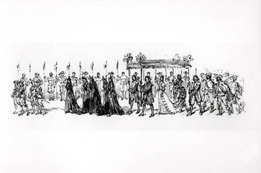 Folleto de producción para 