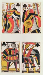 Reina y Jack jugando a las cartas