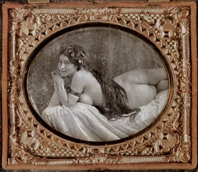 Desnudo reclinado, c.1850, de un libro de fotografía publicado en 1980