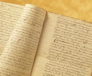 Registro de una ciudad francesa. Siglo XVIII
